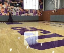 College Basketball Court Graphics