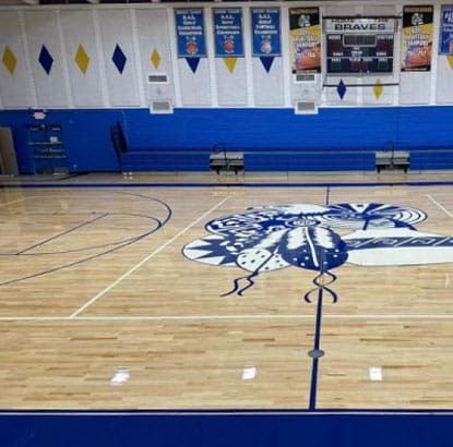 Sanded, Sealed, Polished, and Slip-Resistant Gym Floors In Tempe