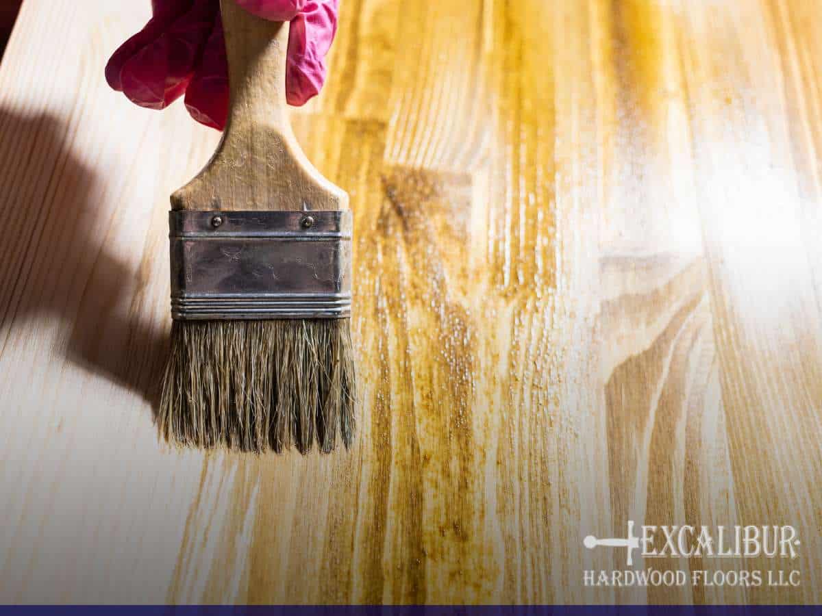 Applying polyurethane on hardwood floors for a smooth, durable finish